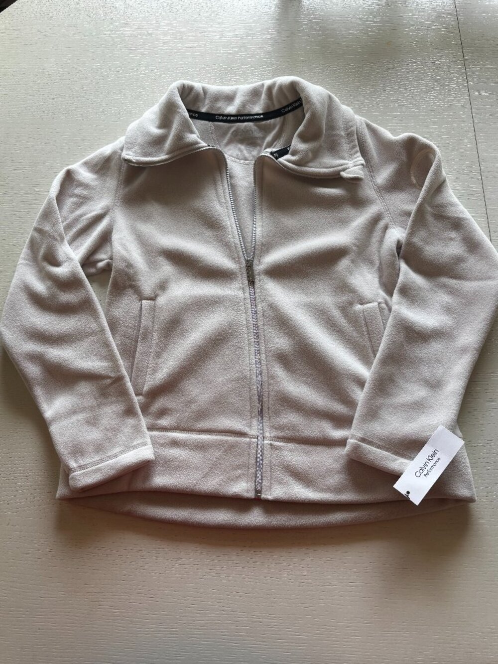 Calvin Klein Performance Womens Fleece Zip-up Jacket NWT Size S